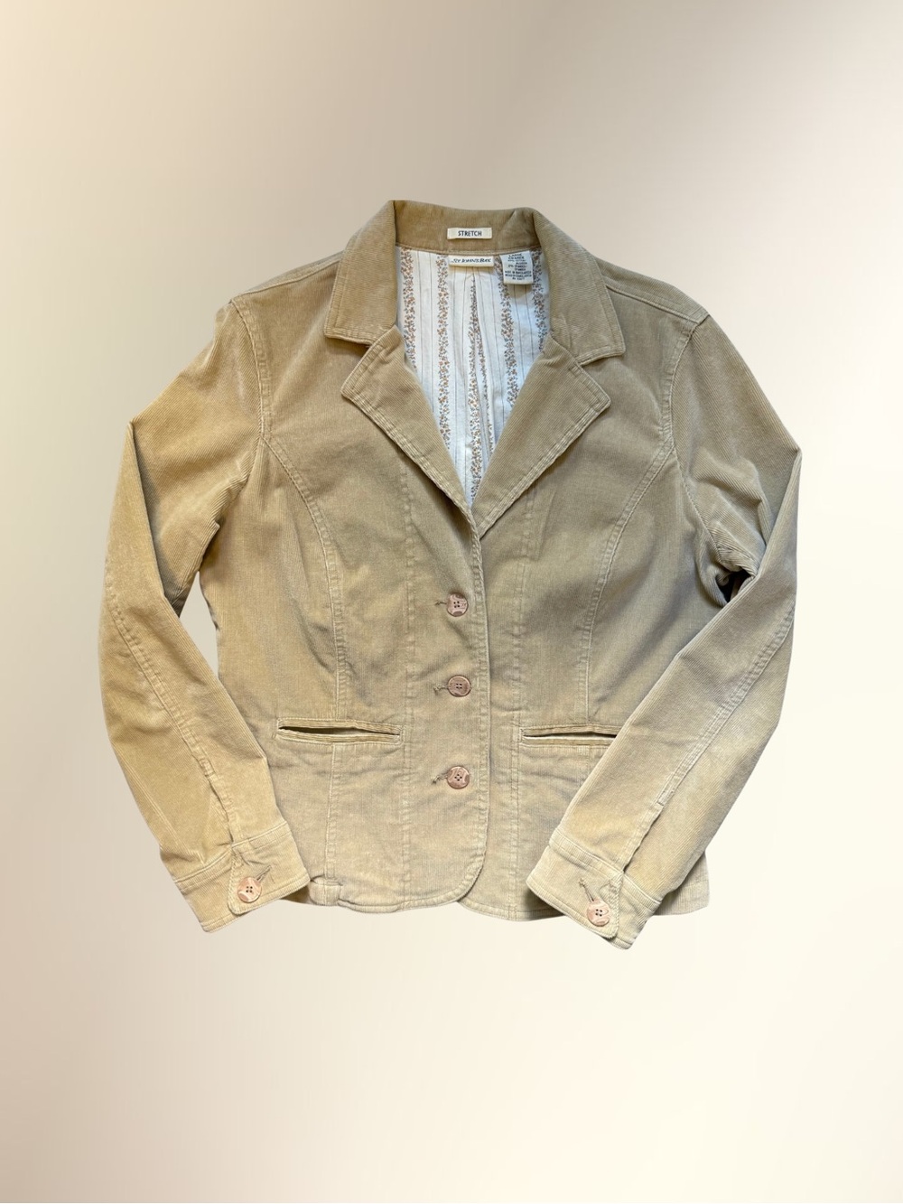 St. John's Bay Tan Corduroy Blazer